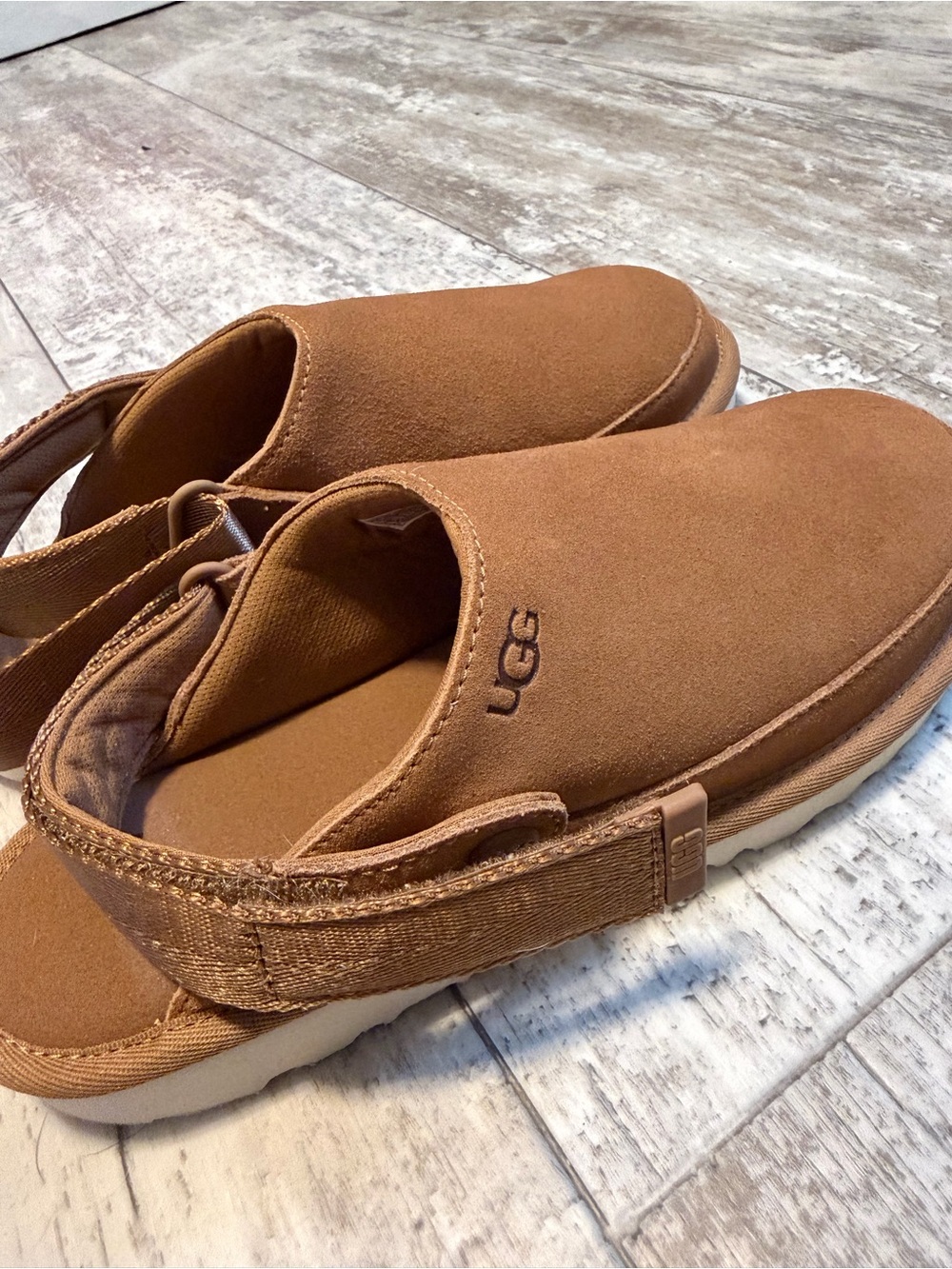 UGG Women’s Chestnut Suede Goldenstar Clogs
